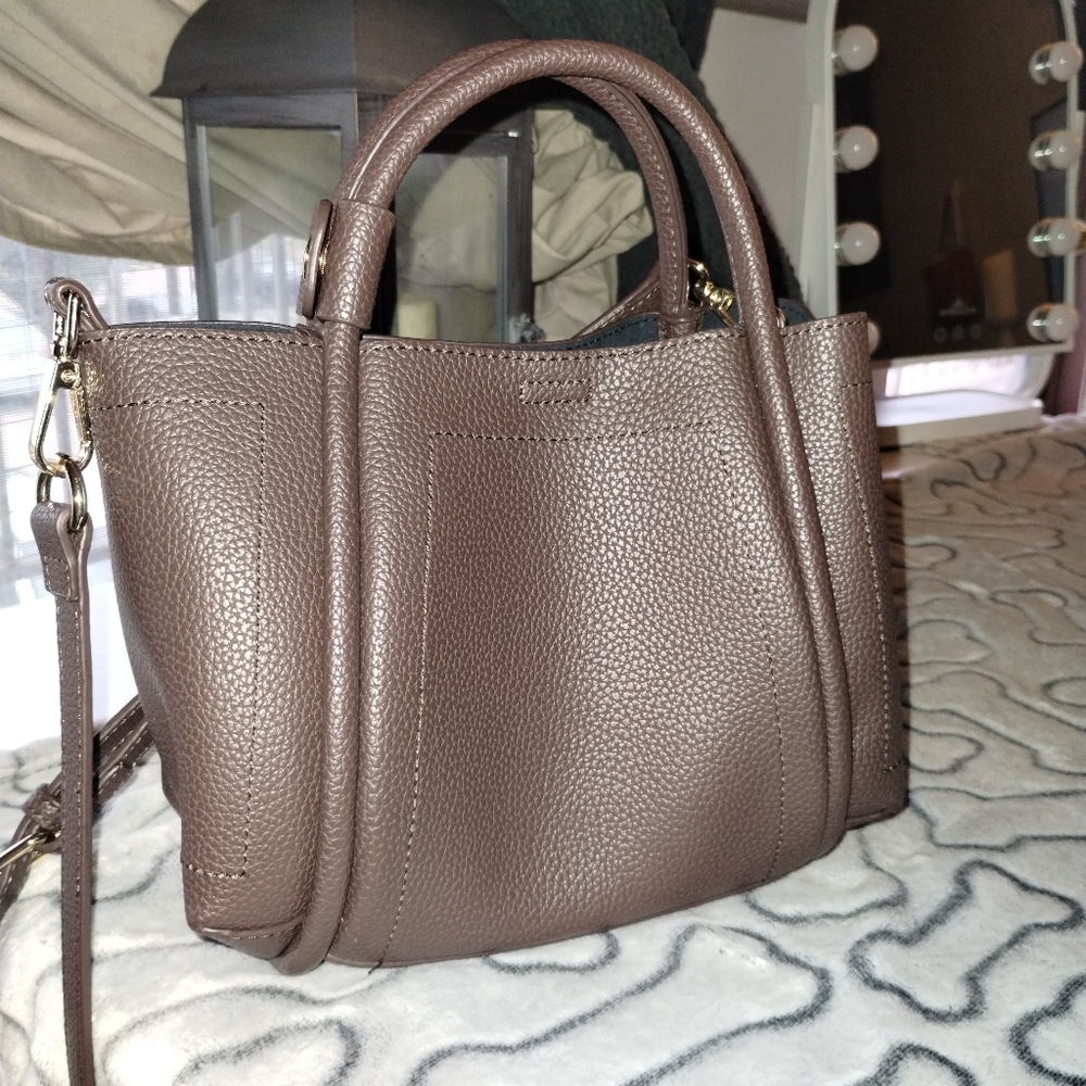 Anthropologie Mini Pebbled Leather Crossbody - Picture 4 of 6